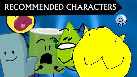 IF BFB RECOMMENDED CHARACTERS WERE ANIMATED!