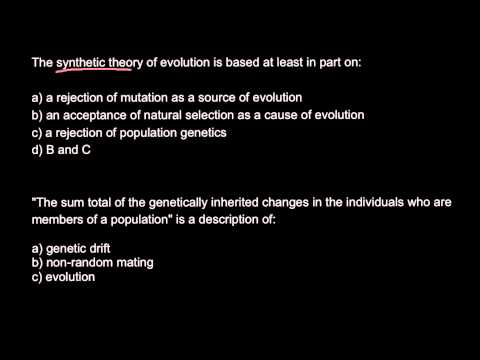 فيديو: ما هو تعريف التطور البيولوجي من حيث ترددات الأليل؟