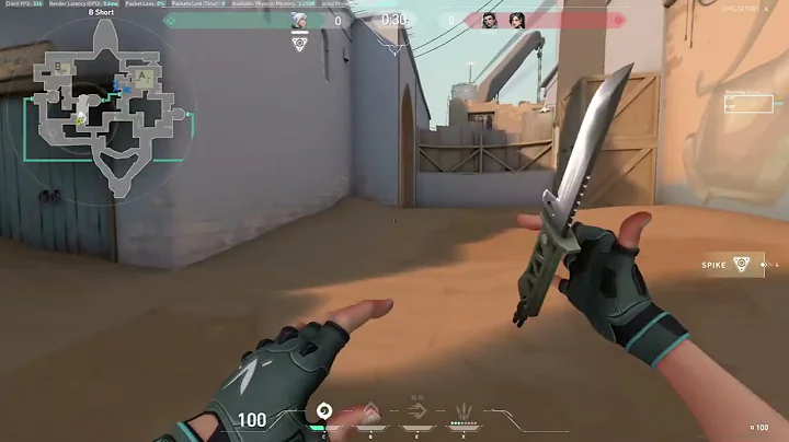 1V5 on Jett Bind Pistol round (Ascendant/Immortal)