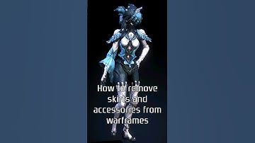 How to remove skirts from Warframes | Captura trick #Warframe #Captura #FashionFrame