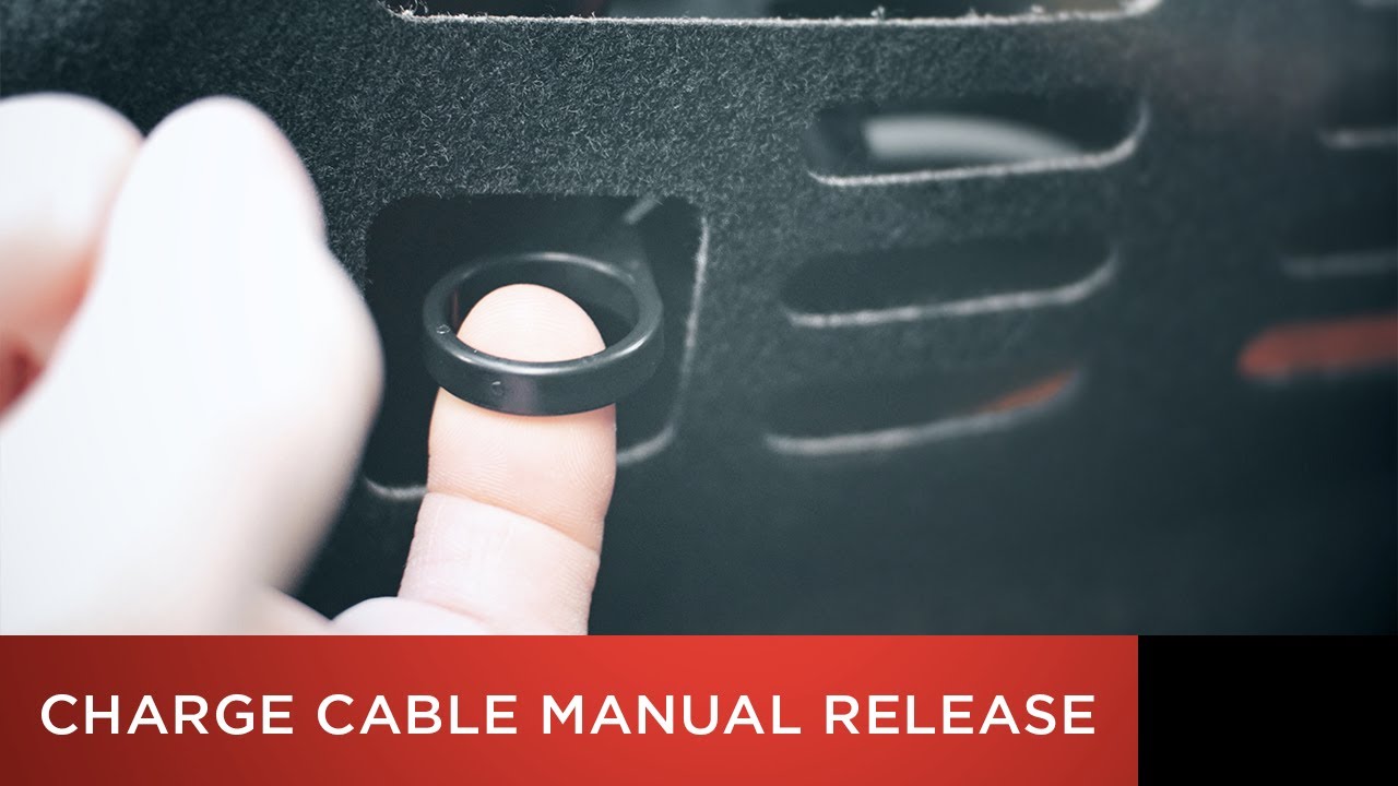 Tesla Model 3 Tutorial | Charge Cable Manual Release - YouTube