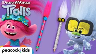 These DIY TROLLS Pencils Will Add Some SPARKLE To Your Writing! | TROLLS