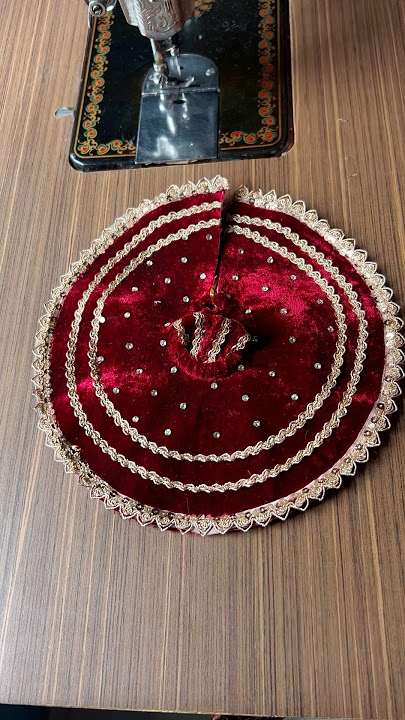 DIY Laddu Gopal Dress || 🥰😍 how to make laddu Gopal poshak || laddu Gopal dress making 😱#shorts