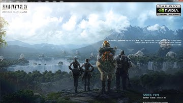 FINAL FANTASY XIV Benchmark on NVIDIA GeForce WHQL driver 376.09