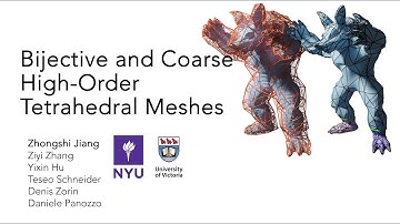 Bijective and Coarser High Order Tetrahedral Meshes - SIGGRAPH 2021