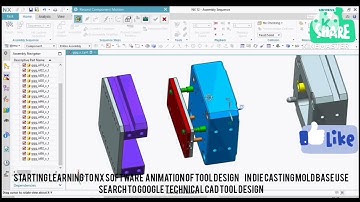 #Animation #Die animation in nx softwar How to use of animation videos make to nx #animation for nx