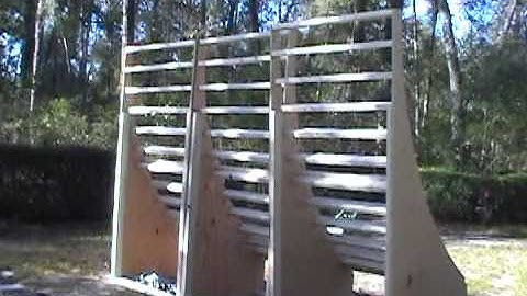 Skateboard Miniramp build video part 3 of 5 pipe install and assembly