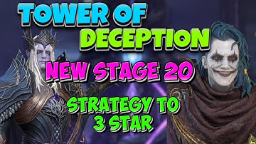 Tower Of Deception - New Stage 20 October Edition | Strategy to 3 star | Watcher Of Realms