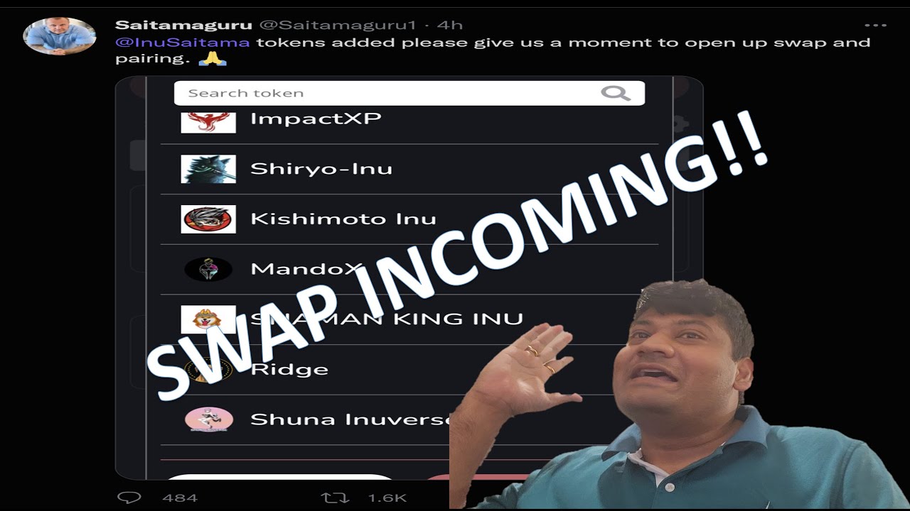 Saitamask Update! Swap is showing New Coins Phase 1