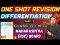 DIFFERENTIATION | CLASS 12 | ONE SHOT MAHAREVISION FOR HSC BOARD EXAM | SAURABH DAHIVADKAR #hsc2024