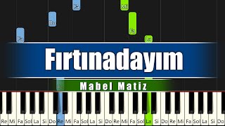 Mabel Matiz - Fırtınadayım - Piyano İle Nasıl Çalınır