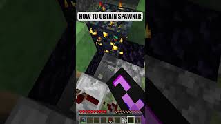 HOW TO GET SPAWNER IN SURVIVAL MIONECRAFT #shorts screenshot 2