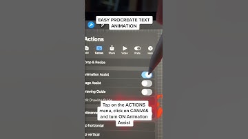 Easy Procreate Text Animation ( video by @postedbymike ) #shorts #videoediting #procreate