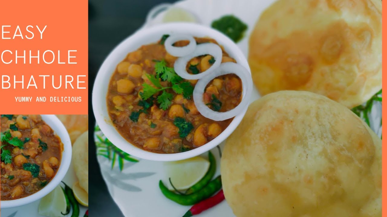 Punjabi Chole Bhature - भटूरे बनाने की आसान विधि -छोला भटूरा पंजाबी -Bhature Recipe -Secret  Recipe | You Tube