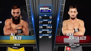 Ali Taleb Vs Kenji Bortoluzzi Pfl Berlin Full Fight