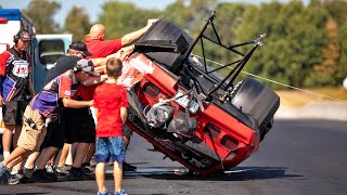 2500HP Javelin WRECKS & ends up on its roof! :( [Hot Rod Drag Week: Day 5]