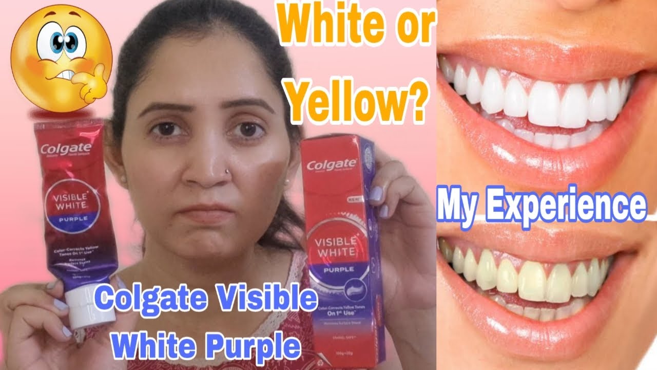 Famous Person Using Colgate Toothpaste Tried Most Viral Celebrity Used COLGATE VISIBLE WHITE PURPLE Toothpaste ...
