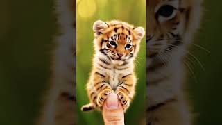 finger size cute tiger🐅