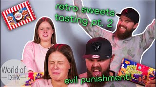 Retro Sweets Tasting pt.2 - Harry Potter Beans Punishment | World of Dox