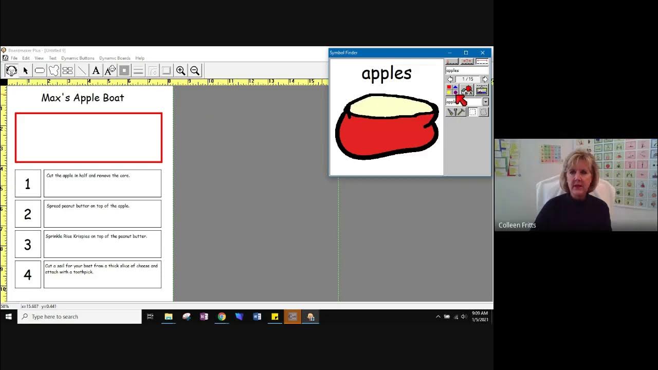 Boardmaker How to Make a Recipe Card YouTube