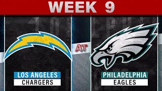 Week 9 Betting Preview: Chargers vs Eagles