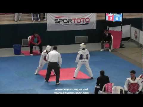 57kg Elif Bekil - Elif Korkut (2012 Turkish Taekwondo Championships Under -21)
