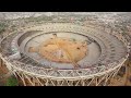 Making of world largest cricket stadium