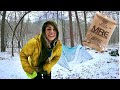 Winter backpacking in arkansas  trying a military mre  eagle rock loop