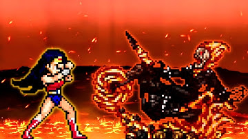 Wonder Woman V2 (New) VS Ghost Rider in Jump Force Mugen