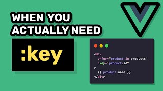 Does Vue v-for really need a key?