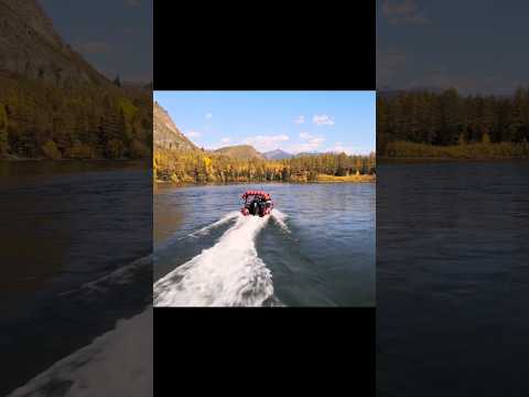 Красивая природа республики Тывы. Водометные лодки.Малый Енисей #Тыва #рыбалка #лодка #водомет