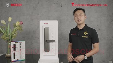 KHÓA ĐIỆN TỬ BOSCH ID40 EU TGKB - HƯỚNG DẪN SỬ DỤNG #khoadientu #khoavantay #khoadientubosch
