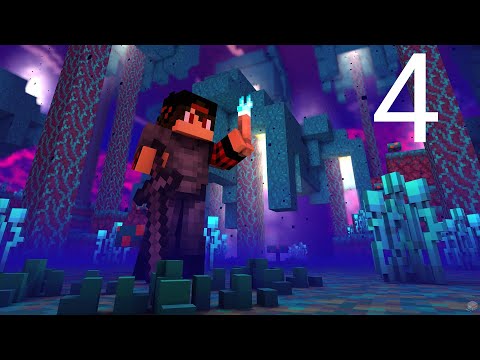 Full Netherite არმორი და ასევე Trading Holl Minecraft ქართულად Episode #4