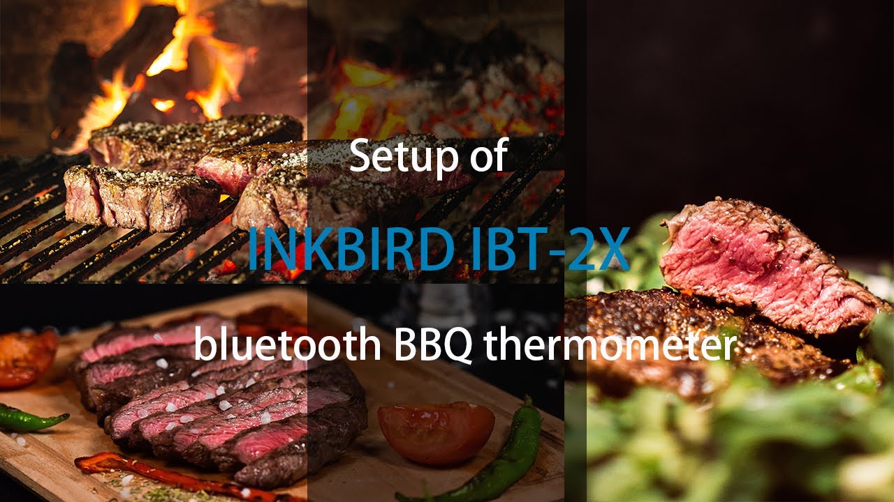 Inkbird Grill Bluetooth BBQ Thermometer Wireless IBT-2XS, 2 Probes
