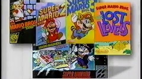 Super Mario All Stars (SNES) Commercial (1993)