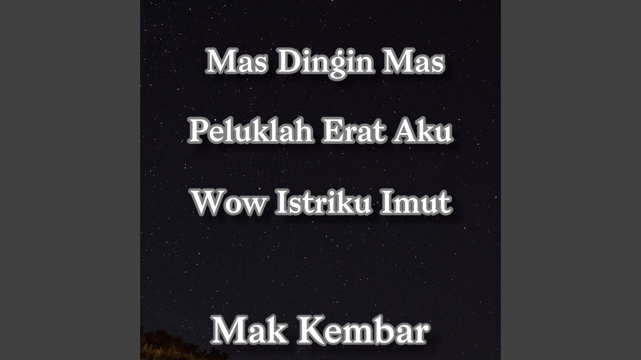 Mas dingin mas - YouTube