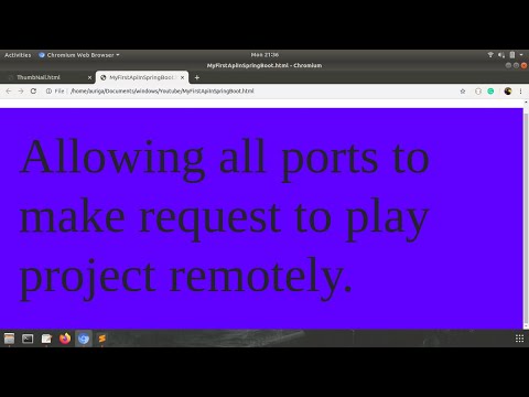 Allowing all ports
