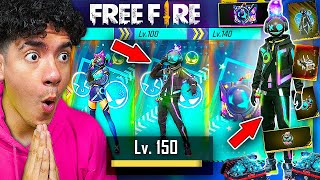 COMPRO EL NUEVO MEJOR PASE DE FREE FIRE AL NIVEL 150 Y CONSIGO TODAS LAS SKINS  !! | TheDonato