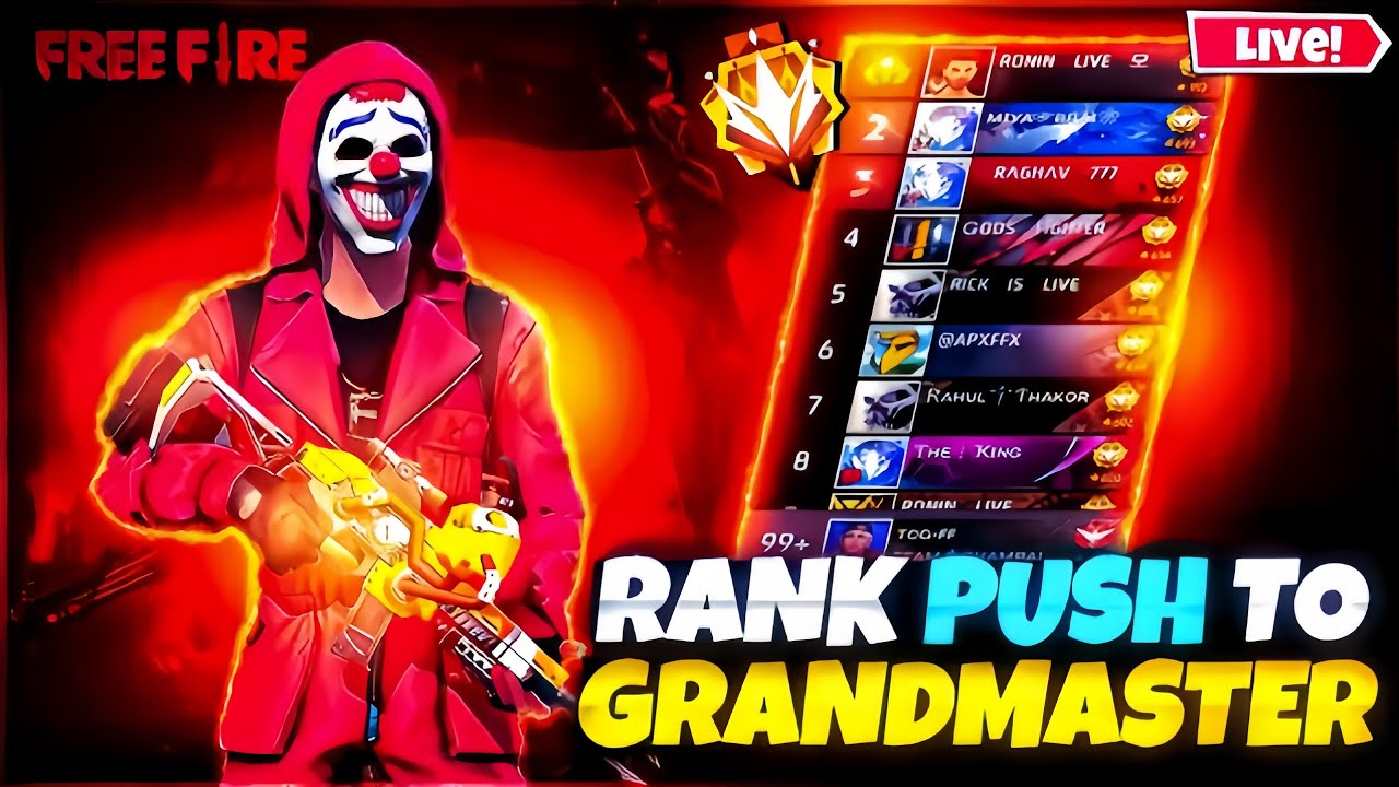 🔴 New Season BR Rank Push For Top 1 | Stream Till GrandMaster | Free ...