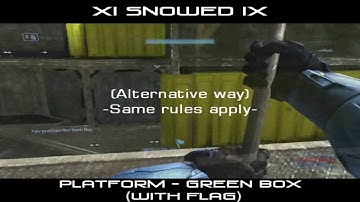 MLG The pit (Platform - Green box with Flag) - Trick Jump Tutorial