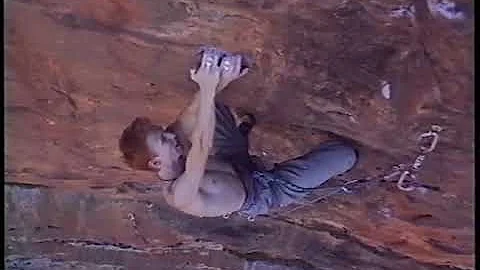 Garth Miller climbing 'Mr Carpet Burn' 32