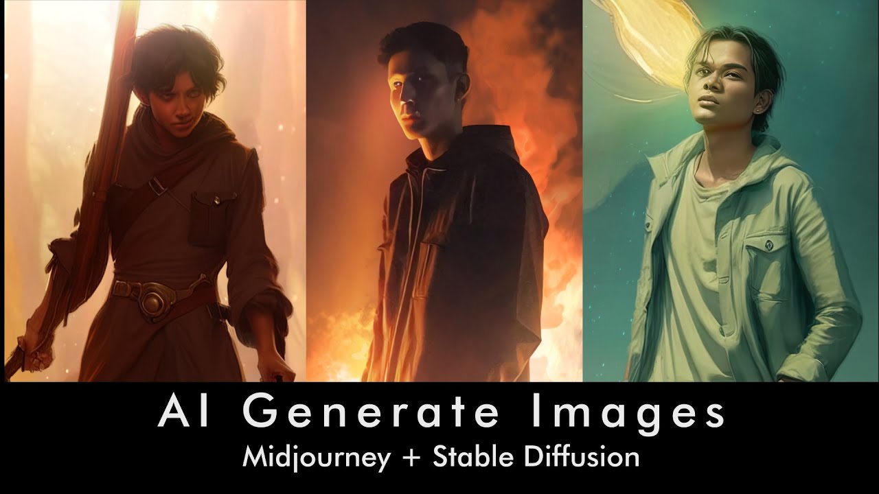 Random AI generate images | Stable Diffusion + Midjourney