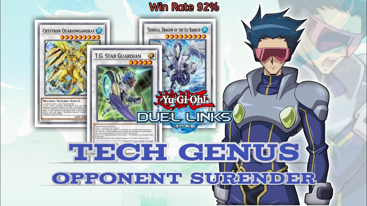 Deck T.G Duel Links Musuh Gk Dikasih Main [Tech Genus] X Trishula Combo ...