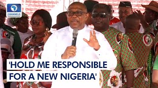 'Hold Me Responsible For A New Nigeria', Obi Woos Cross River People