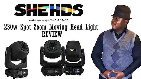 Review of the Shehds 230W LED Spot Zoom Moving Head Light