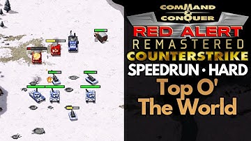 Red Alert Remastered Counterstrike - Soviet Mission 8 - Speedrun (Hard) - Top O