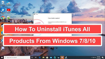 How To Uninstall iTunes All Products From Windows 7/8/10