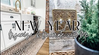 Decorate and Organize with Me! New Year Decor and Organizing Ideas!