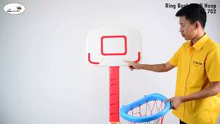 L abeille ID Basketball Set Ring Basket Olahraga Mainan Anak KC-702