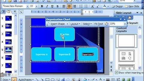 PowerPoint 2003 Tutorial Inserting Diagrams Microsoft Training Lesson 10.1